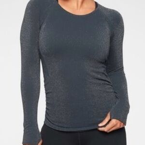 Athleta Shine Speedlight Top Size S